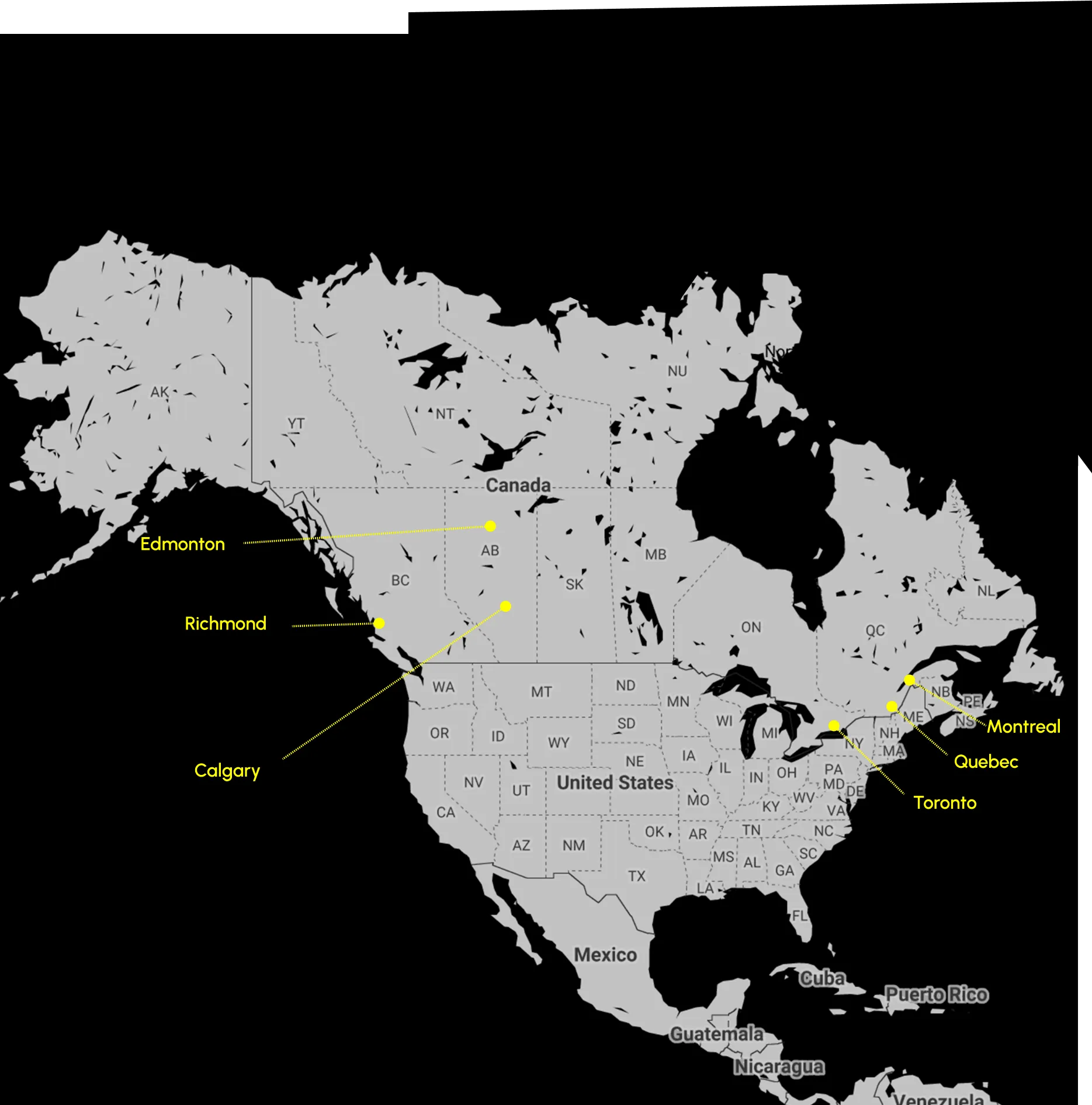 It does not matter<br />where you are in<br /><em>North America</em>